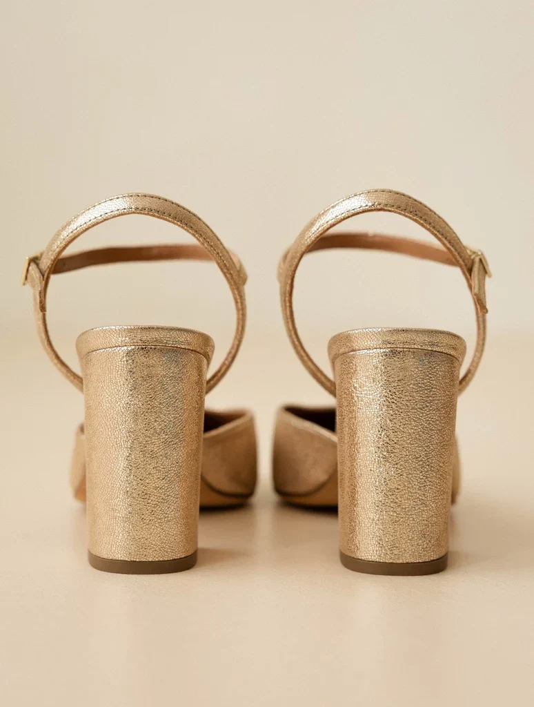 Escarpin Marfa champagne irisé - Image 3
