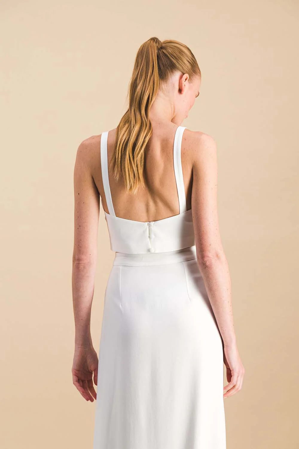 Haut Marine blanc - Image 2