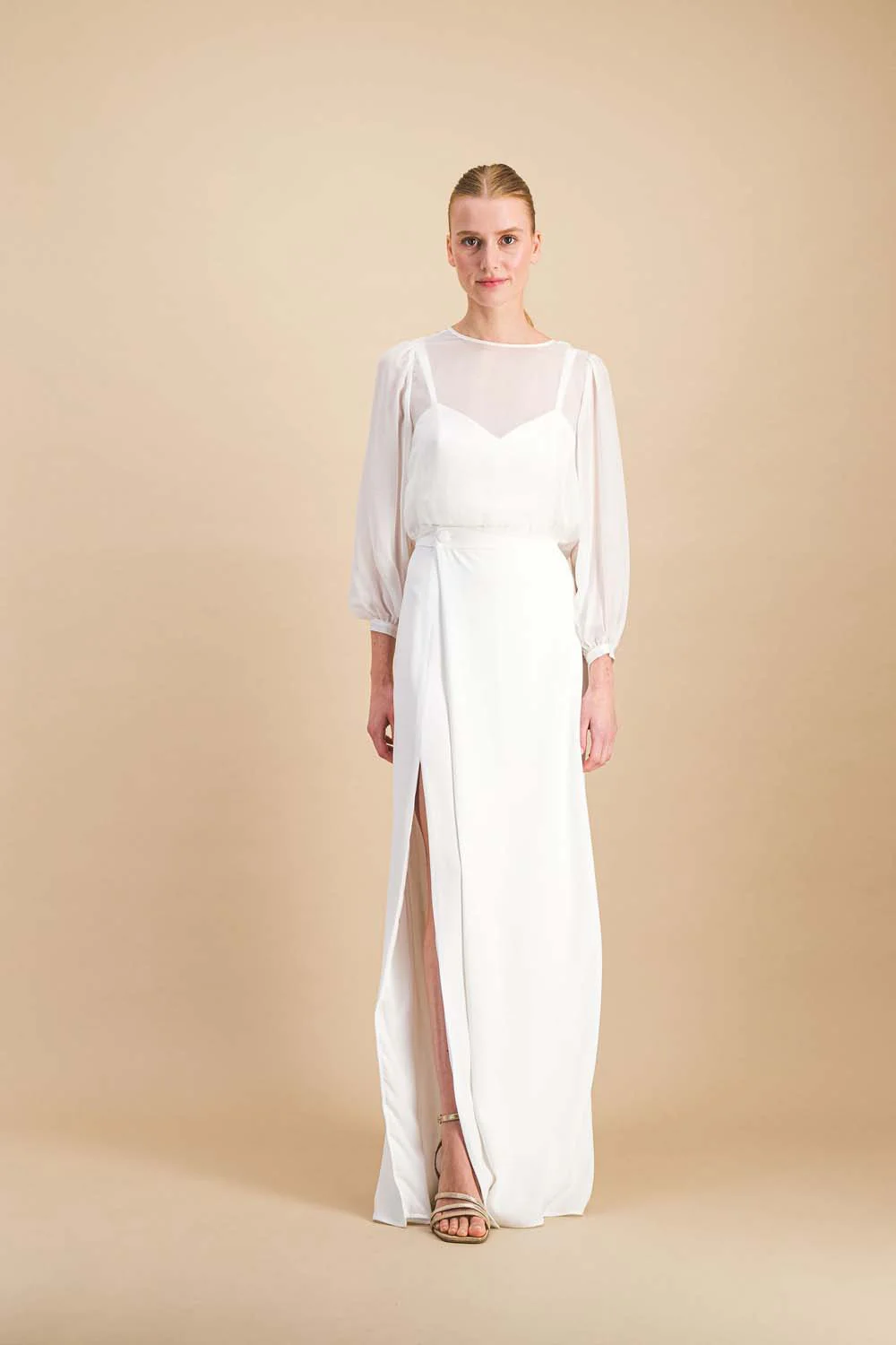 Haut Marine blanc - Image 6