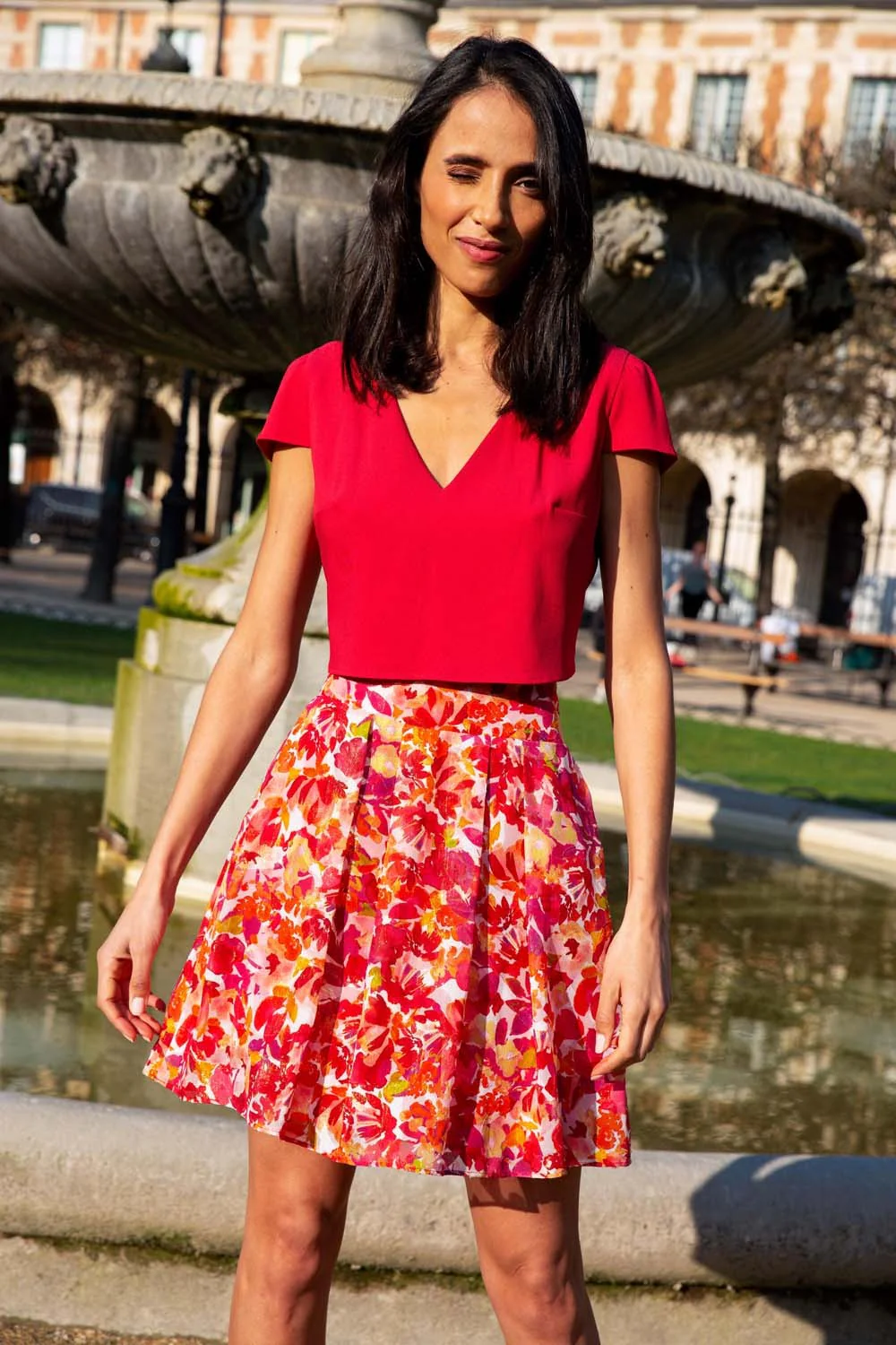 Jupe Pauline print exotique - Image 5