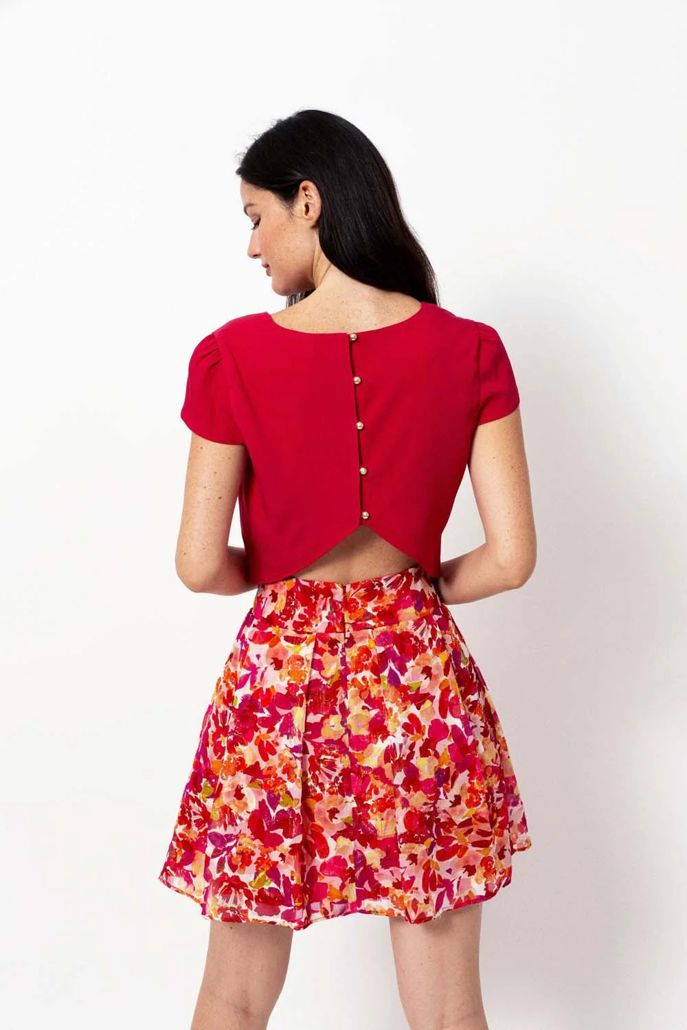 Jupe Pauline print exotique - Image 7