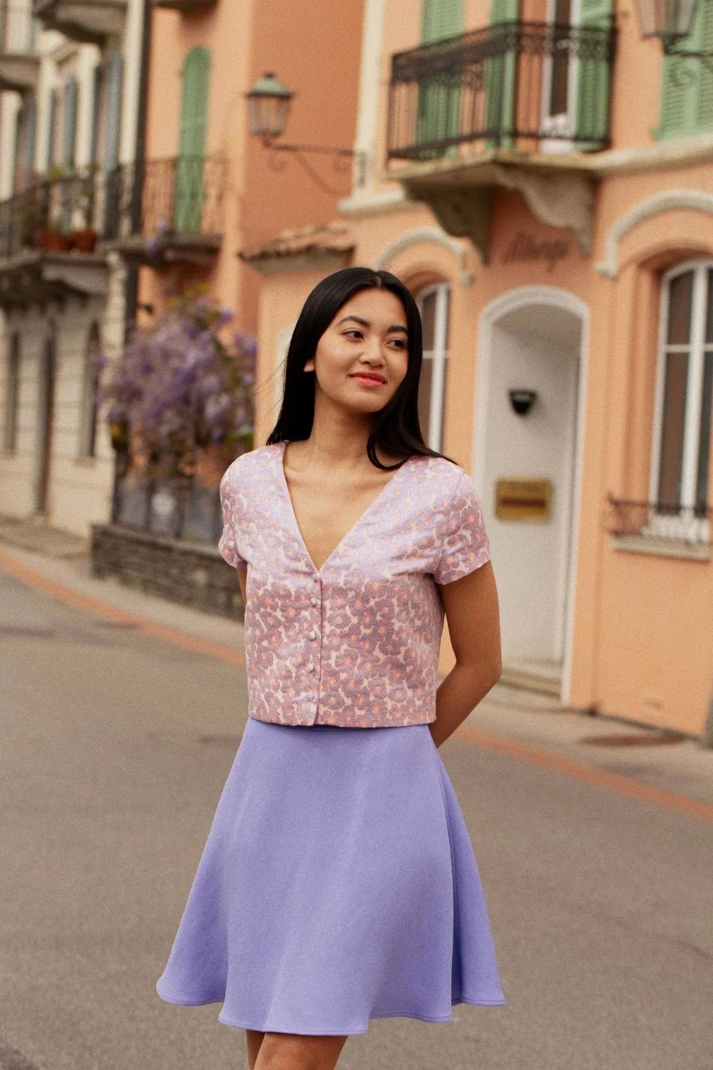 Jupe Tina lilas - Image 3