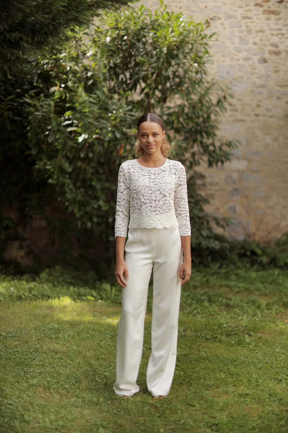 Pantalon Roxane satin - Image 2