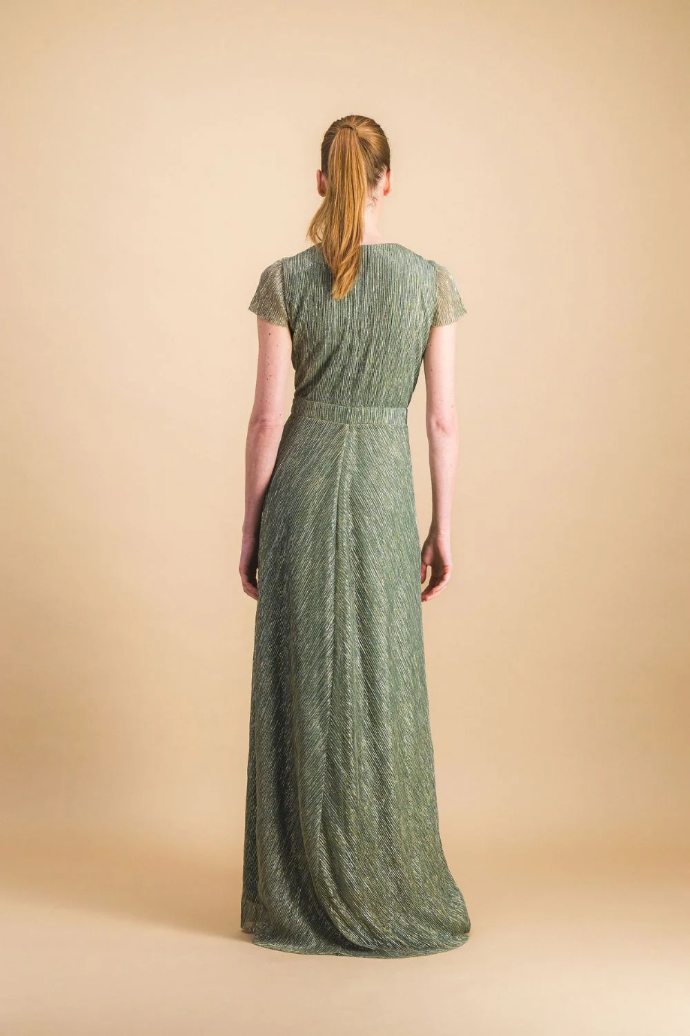 Robe Rosa vert gold - Image 4