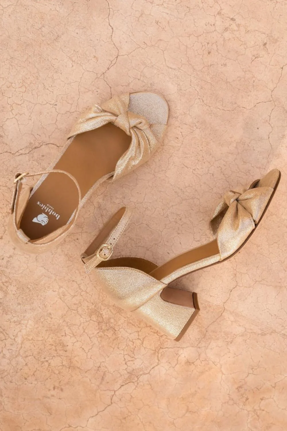 Sandales Grace champagne irisé - Image 3