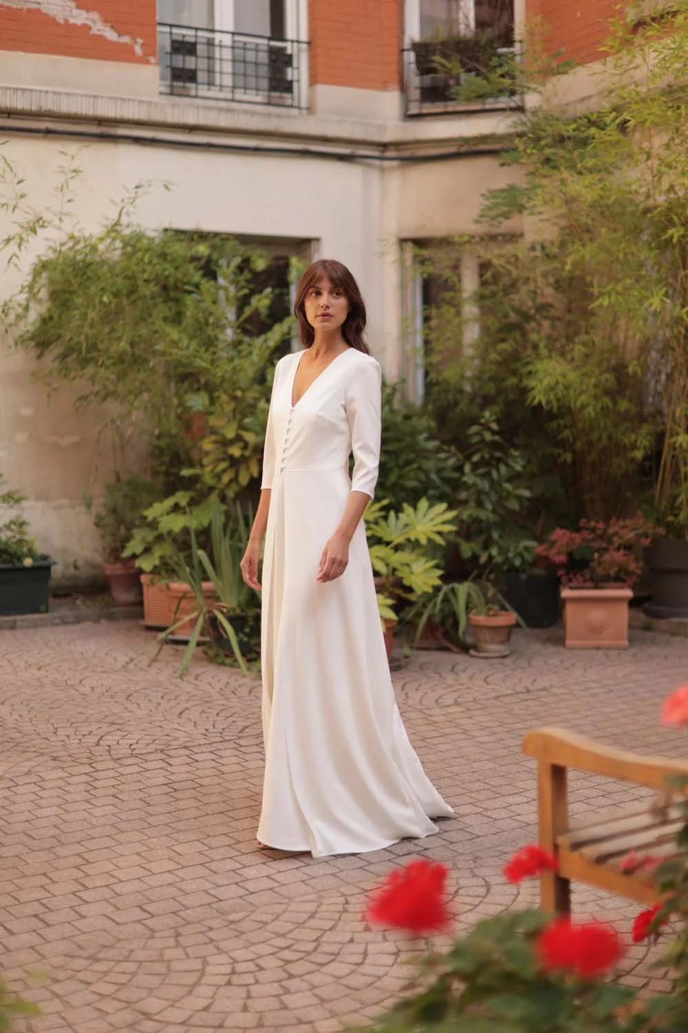 Sur-robe Naomi blanche - Image 3